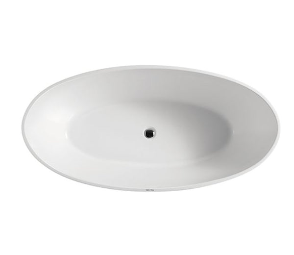 Leslie White Freestanding Bath 1540-1700mm
