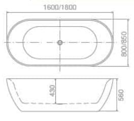 Sorrento Free standing Bath