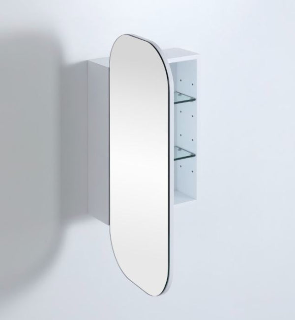 Bella 400 Matte White Shaving Cabinet