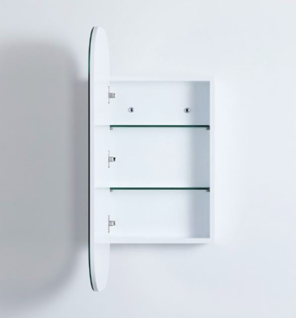 Bella 400 Matte White Shaving Cabinet