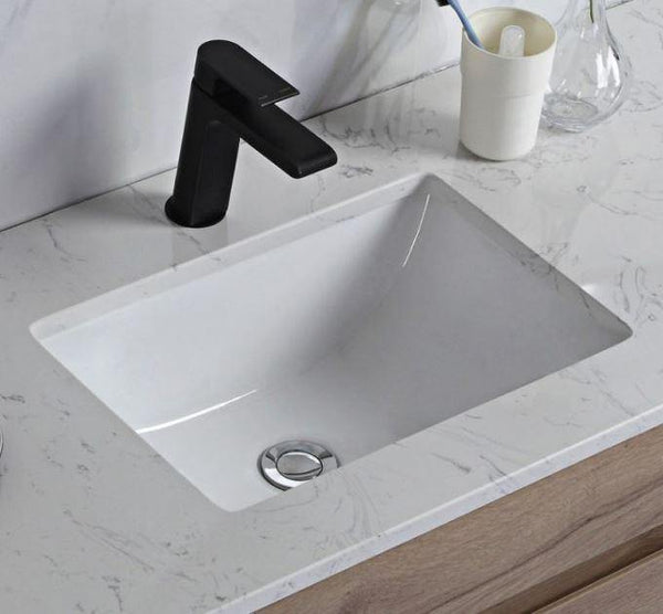Quinn 1800mm Matte White Wall hung Vanity