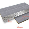 800mm Square Slotted  Shower Grate