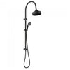 Lillian Twin Rail Shower - Matte Black