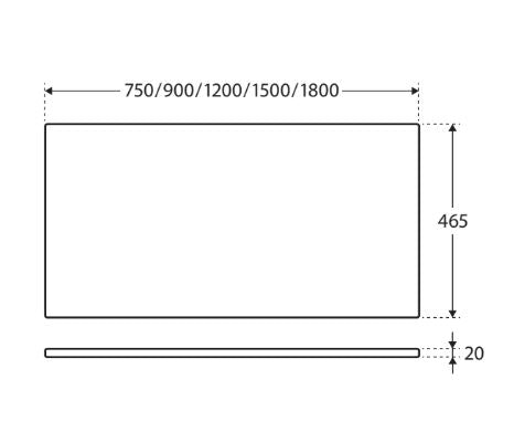 Black Sparkle Stone Top