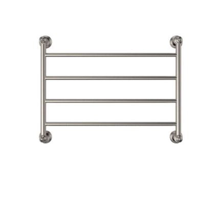 Lillian 600 x 458 Brushed Nickel Heated Towel Rail