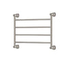Lillian 600 x 458 Brushed Nickel Heated Towel Rail