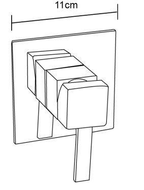 Boxx wall mixer - Bayside Bathroom