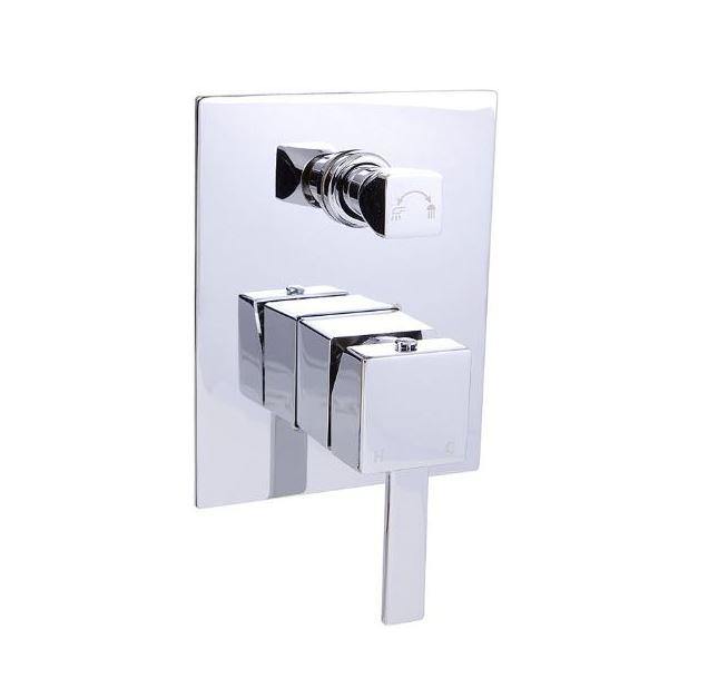 Boxx wall mixer w/ divertor