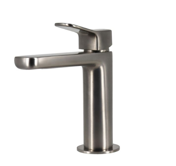 Zucchetti Brim basin mixer - Brushed Nickel