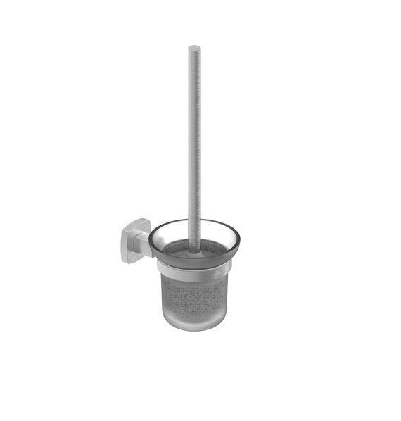 Legra Brushed Nickel Toilet Brush Holder - Bayside Bathroom
