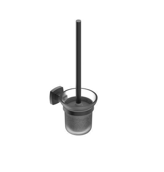 Legra Matte Black Toilet Brush Holder