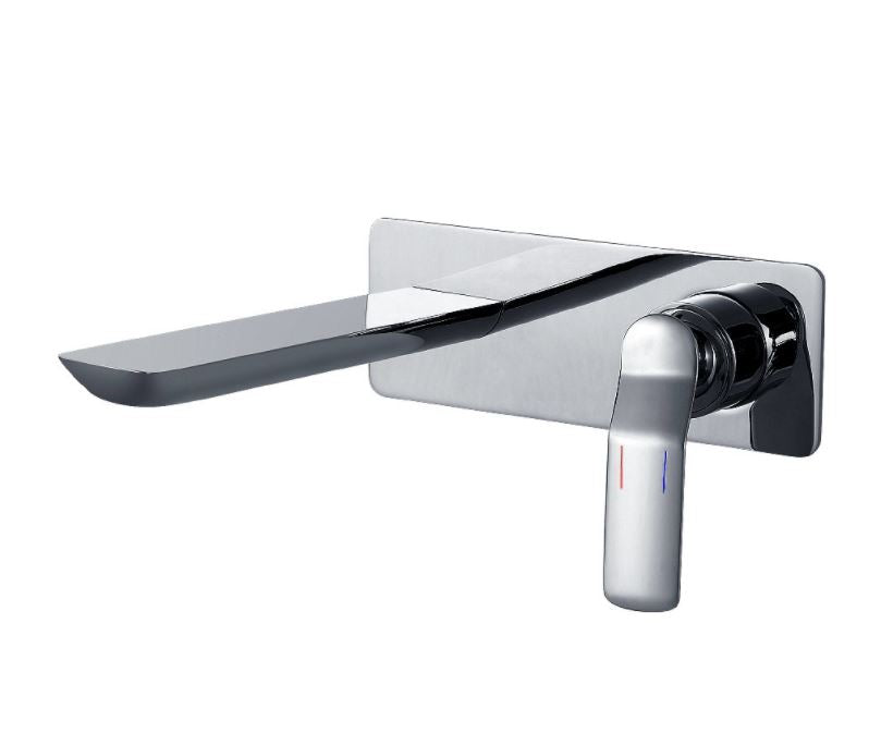 Synergii Wall Mount Basin Mixer - Chrome