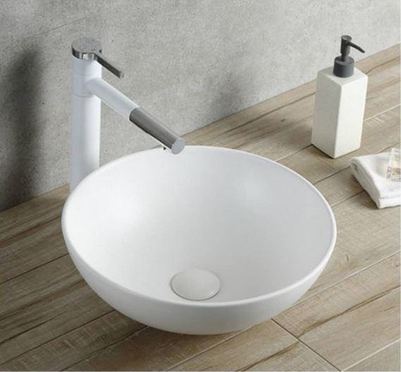 Cara White Basin - Bayside Bathroom