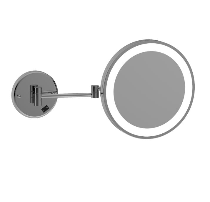 Chrome Wall Mounted 3X Magnifying Mirror