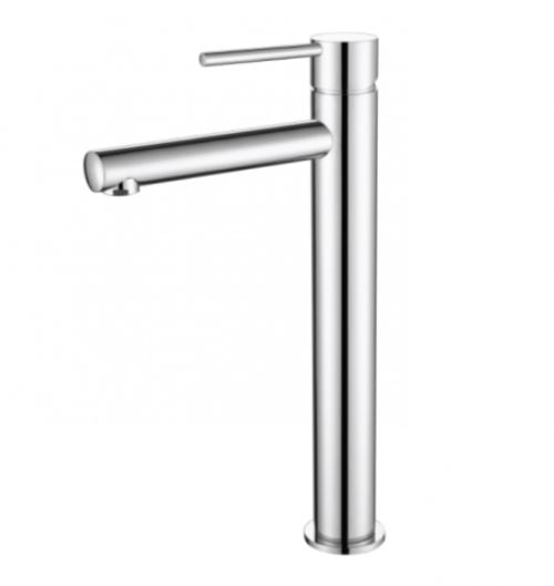 Round Mini Tall Basin mixer - Chrome