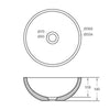 Concrete 360 Basin - French Grey