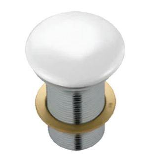 White Gloss Ceramic Pop-Up Waste - Bayside Bathroom