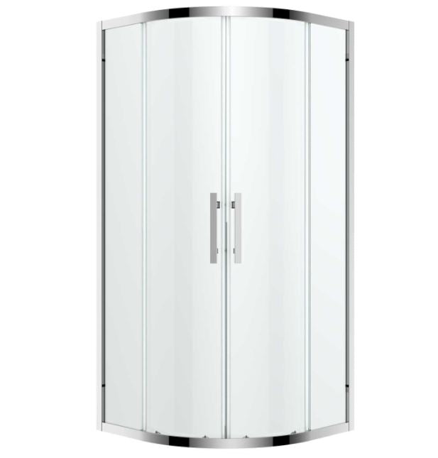 Louve Neo Curved Slider Shower Screen & Base