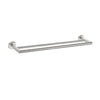 Dolce Double Towel Rail  - Brushed Nickel - Bayside Bathroom