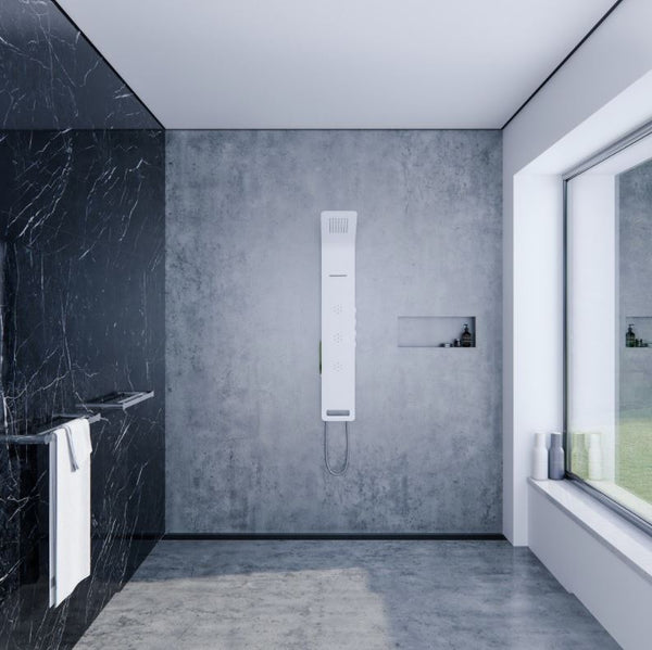 Synergii Shower Panel - Matte White