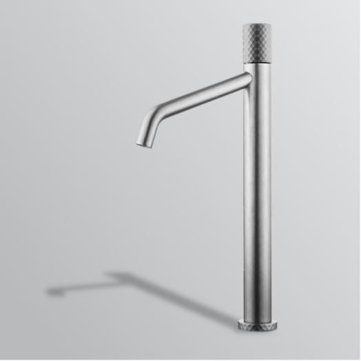 Diamond Tower Basin Mixer- Brushed Nickel