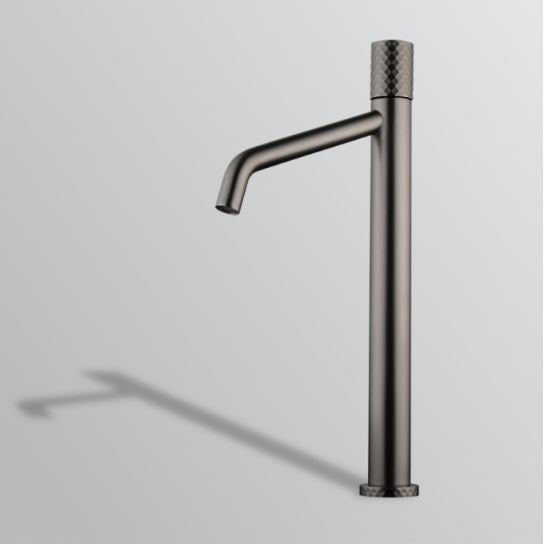 Diamond Tower Basin Mixer- Gun Metal