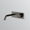 Diamond Wall Basin MIxer w/ Backplate- Brushed Nickel