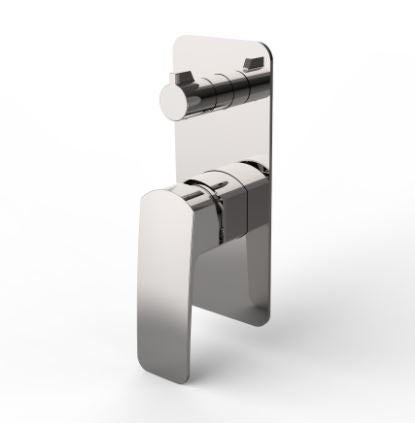 Neon Shower Mixer With Diverter in Brushed Nickel