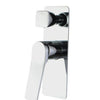 Rushy Wall Mixer With Diverter - Matte Black - Bayside Bathroom