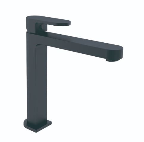 Ecco Tall Basin Mixer- Matte Black