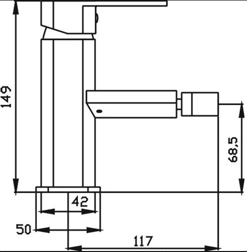 Elegant Bidet Mixer