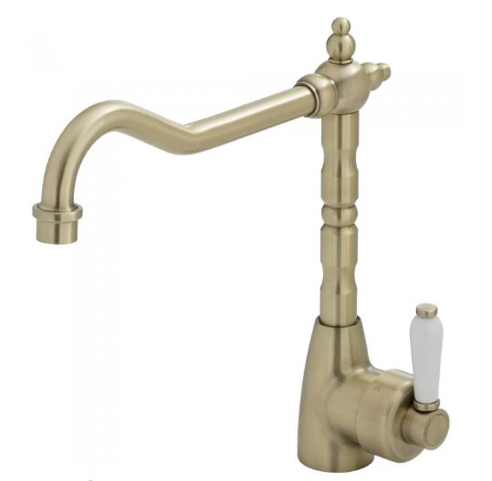 Eleanor Sink mixer- Brushed Brass