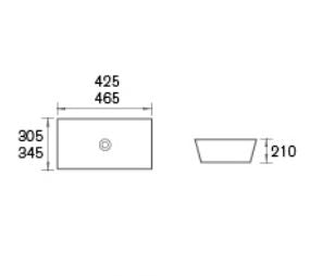 Eliza 465 x 345 Undermount Basin