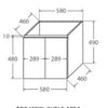 Elka 1500mm Wall Hung Vanity With Stone Top