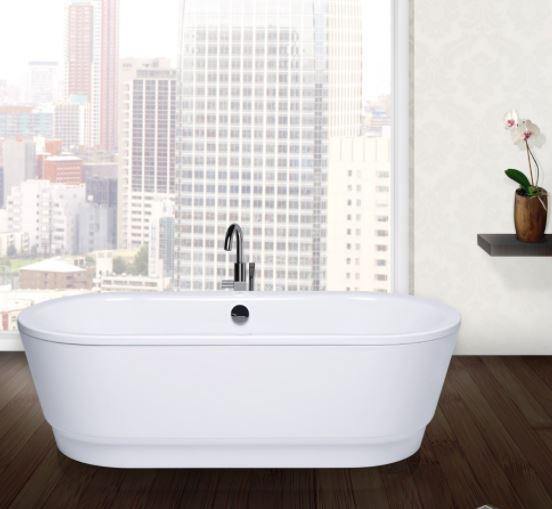 Emma 1800 Freestanding Enamelled Steel Bath - Bayside Bathroom