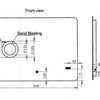 Eneo 90 Backlit Mirror With Magnifier - Bayside Bathroom