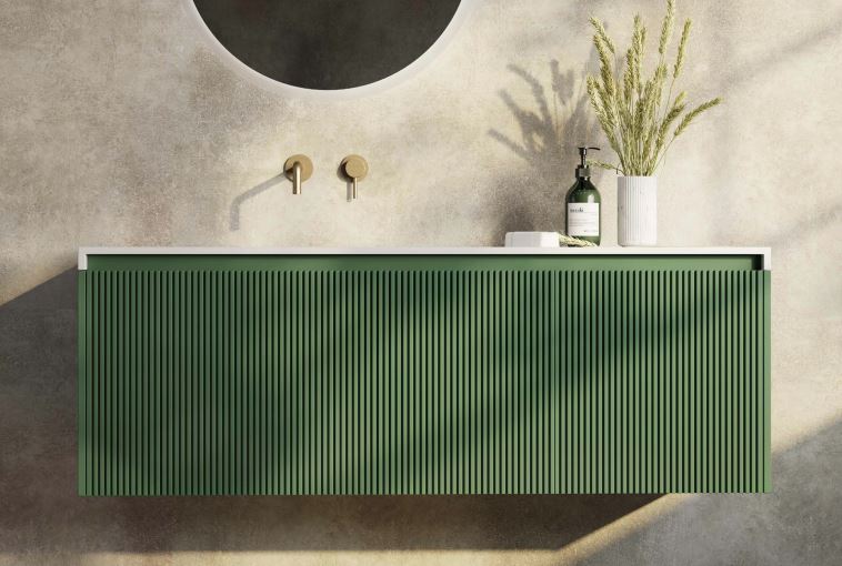 Rimini Rain Forest 1400mm Wall Hung Vanity