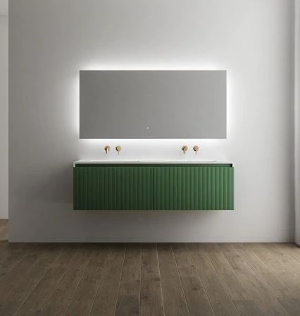 Rimini Rain Forest 1500mm Wall Hung Vanity