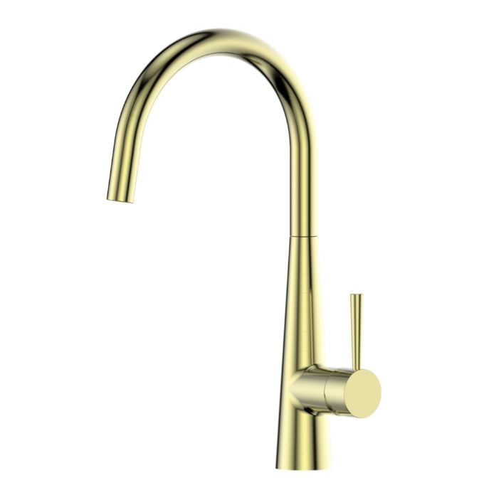 Galiano Slimline Sink Mixer - Brushed Brass