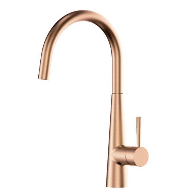Galiano Slimline Sink Mixer - Brushed Copper