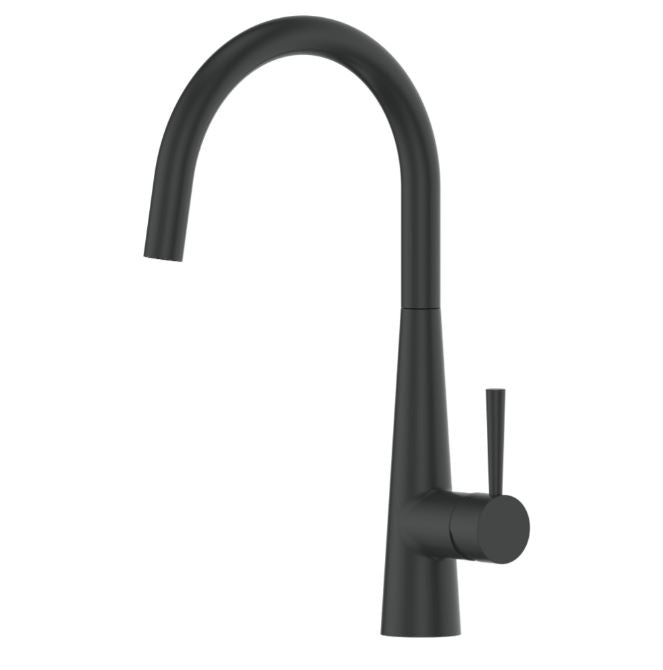 Galiano Slimline Sink Mixer - Matte Black