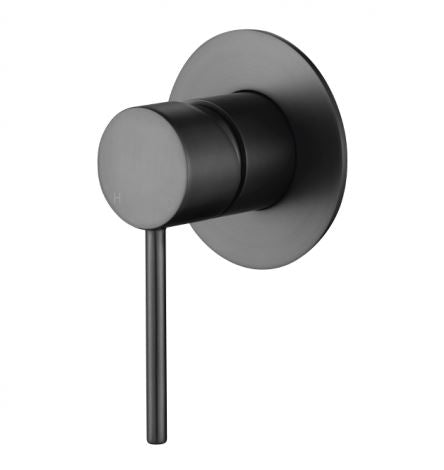 Round Mini Shower mixer - Gunmetal