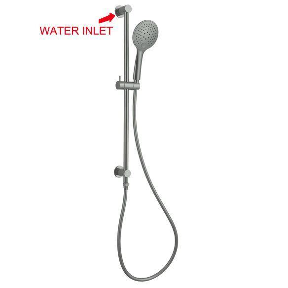 Dolce 3 Function Rail Shower - Gunmetal