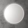 Round 700mm Gunmetal Framed LED Mirror