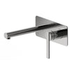 Niko Wall Mount Basin/Bath Set - Gunmetal