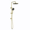 Gabe Brushed Brass Shower Set