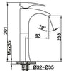 Galatina Tall Basin Mixer