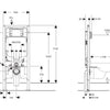 Geberit Sigma 8 Concealed Cistern With Frame