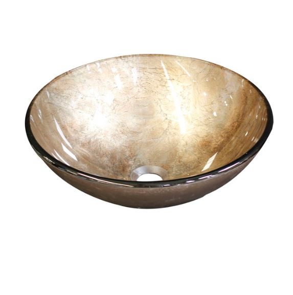 Gold Glass Basin