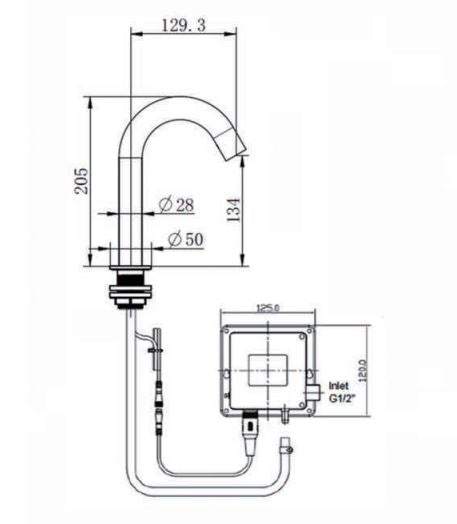 Gooseneck Sensor Tap